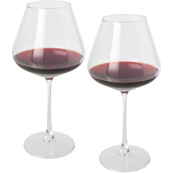 Ensemble publicitaire de 2 verres à vin Rosso