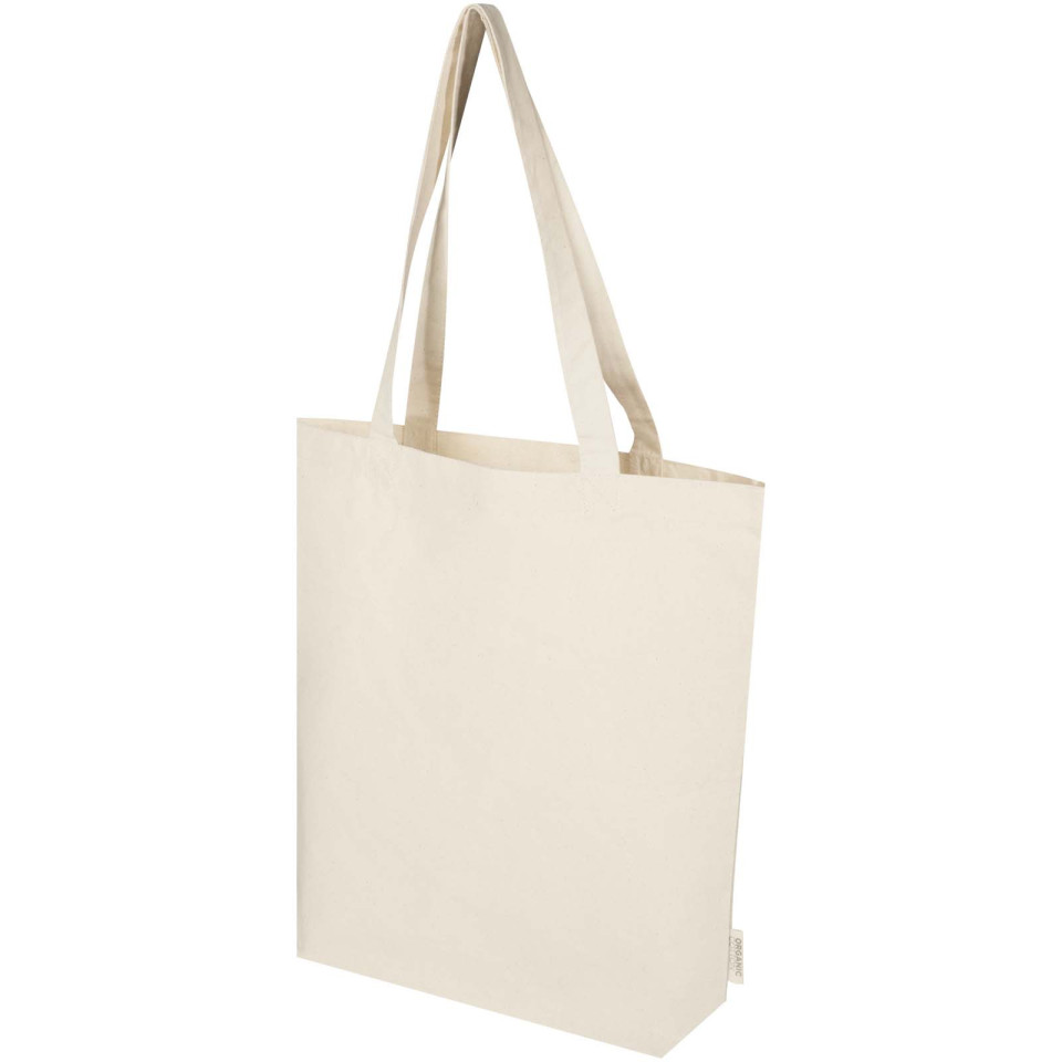 Sac publicitaire shopping Orissa 180 g/m² de 11 L avec large fond