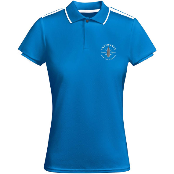 Polo publicitaire de sport Tamil à manches courtes pour femme 140 g/m2