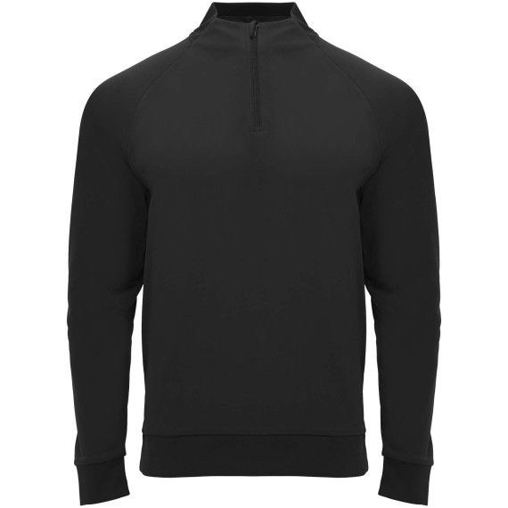 Sweatshirt publicitaire Epiro à manches longues unisexe avec fermeture demi-zip 200 g/m2