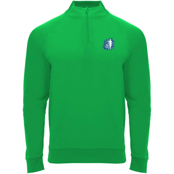 Sweatshirt publicitaire Epiro à manches longues unisexe avec fermeture demi-zip 200 g/m2