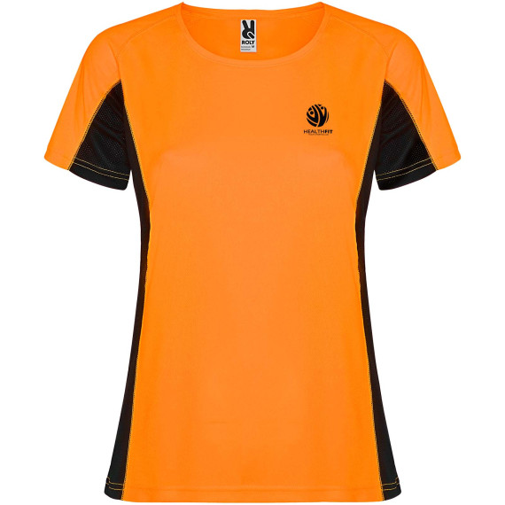 T-shirt publicitaire de sport Shanghai à manches courtes pour femme 140 g/m2 Roly