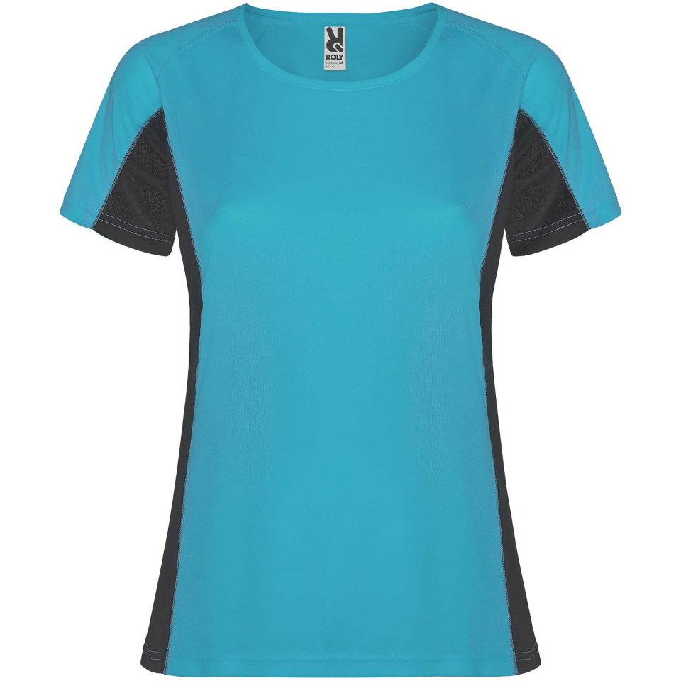 T-shirt publicitaire de sport Shanghai à manches courtes pour femme 140 g/m2 Roly