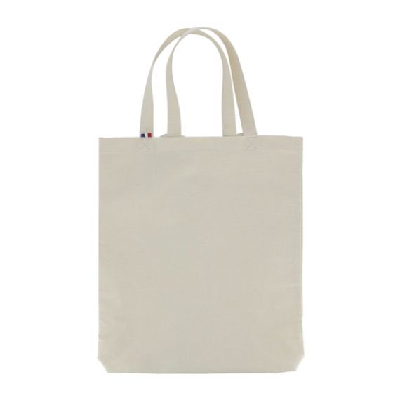 Sac shopping convertible sac à dos en coton recyclé 250 gr personnalisé fabriqué en France