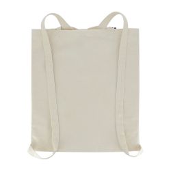 Sac shopping convertible sac à dos en coton recyclé 250 gr personnalisé fabriqué en France