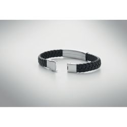 Bracelet personnalisé en simili cuir tressé 21 cm Express Faulet