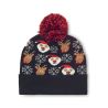 Bonnet publicitaire personnalisable de Noël tricoté avec revers Shimas hat