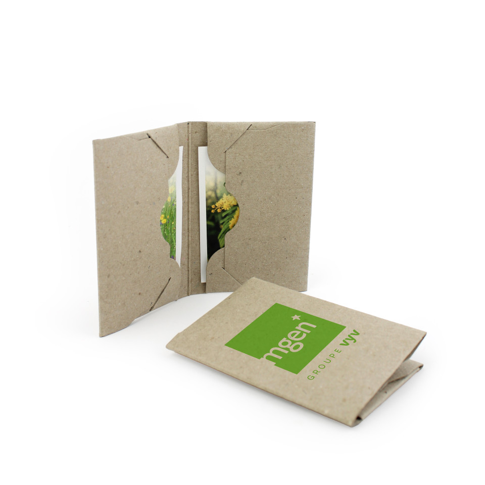 Porte-carte carton recyclé