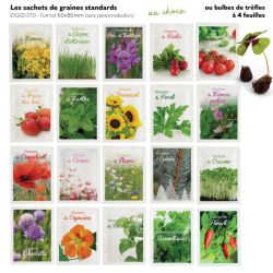 Kit de plantation personnalisé gobelet en Lin 16cl fabriqué en France