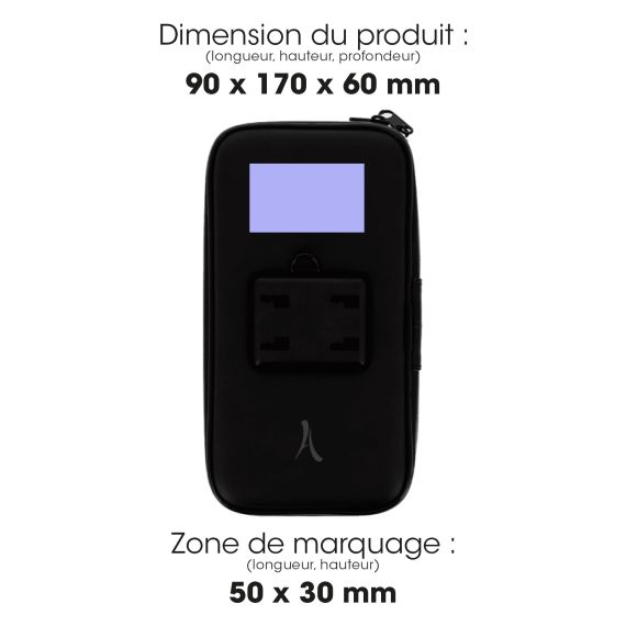 Support publicitaire de Téléphone Etanche pour Vélo / Moto / Trotinette, jusqu'à 6.8 Pouces Akashi