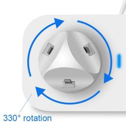 Station publicitaire de Charge 4-en-1 Dock Sans-Fil Akashi