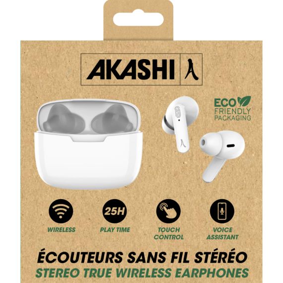 Ecouteurs publicitaires Bluetooth True Wireless Stereo Akashi