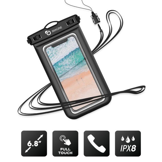 Etui publicitaire Imperméable Flottant Waterproof Universel pour Smartphones jusqu'à 6.8" Akashi