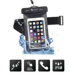 Etui publicitaire Imperméable Waterproof Universel pour Smartphones jusqu'à 6.5" Akashi