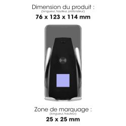 Support publicitaire de voiture Automatique avec Charge Sans Fil Rapide 15W Akashi