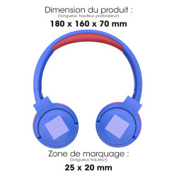 Casque publicitaire kids sans fil bluetooth