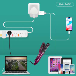 Adaptateur publicitaire universel de voyage avec sorties usb-c et usb-a