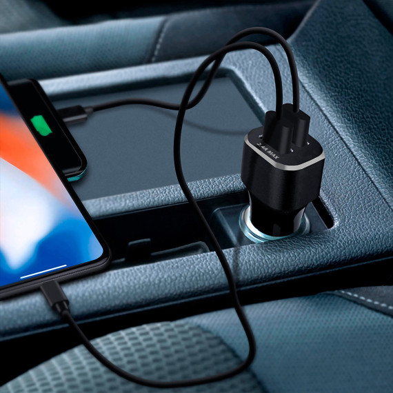 Turbo publicitaire cac 2usb charge rapide