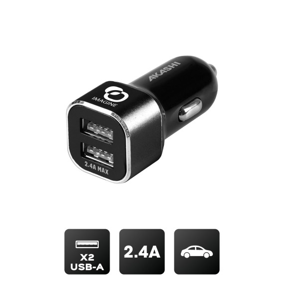 Turbo publicitaire cac 2usb charge rapide