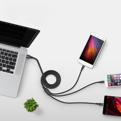 Cable publicitaire de charge 5 en 1