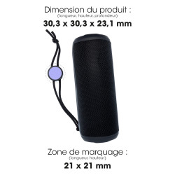 Enceinte publicitaire eco bluetooth 10w noire