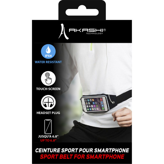 Ceinture publicitaire sport pour smartphone