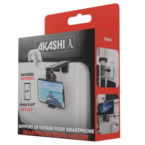 Support publicitaire de voyage pour smartphone