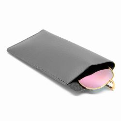 Etui publicitaire lunettes cuir recyclé fabriqué en Europe 17 x 8 x 1 cm Akashi