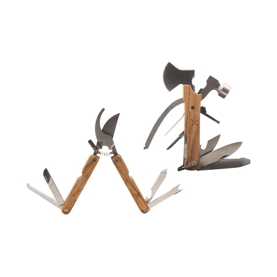 Set d'outils publicitaire en bois d'olivier SCX Design