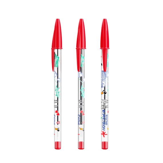 Stylo BIC® Cristal® Expression publicitaire personnalisable fabriqué en France