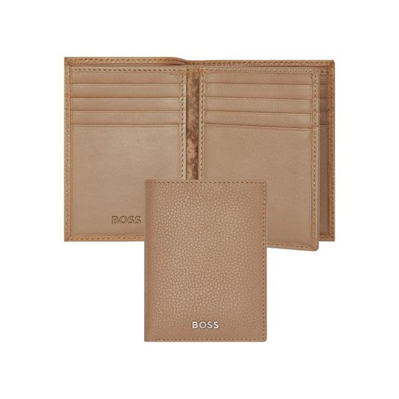 Porte-cartes publicitaire Trifold Classic Grained