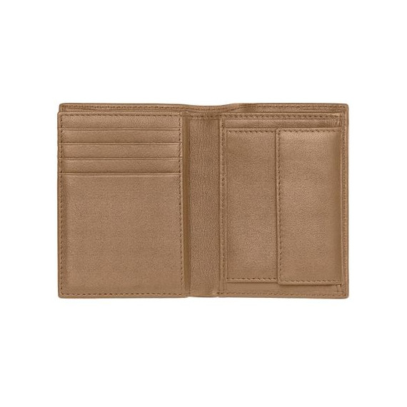 Porte-cartes publicitaire Flap avec porte-monnaie Classic Grained