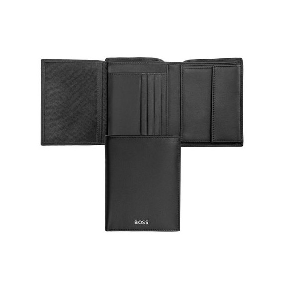 Portefeuille publicitaire Vertical porte-monnaie avec flap Classic Smooth