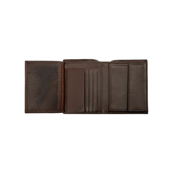 Portefeuille publicitaire Vertical porte-monnaie avec flap Classic Smooth