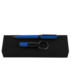 Parure publicitaire Gear Matrix stylo bille et porte-clefs