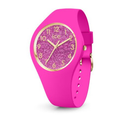 Montre publicitaire ICE glitter-Neon pink-Petite-3H