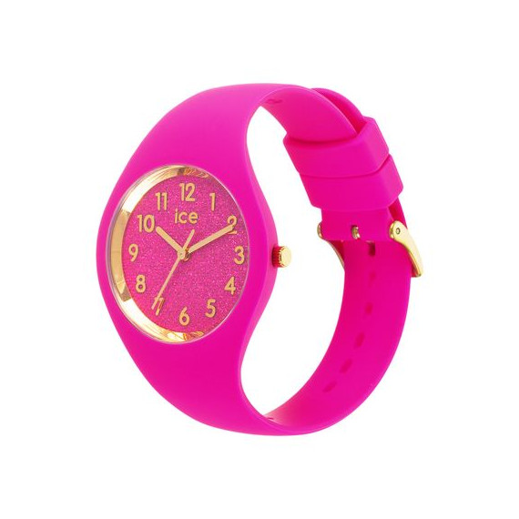 Montre publicitaire ICE glitter-Neon pink-Petite-3H