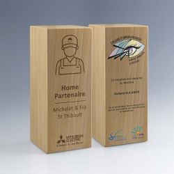 Trophée en Bois personnalisé Rectangle