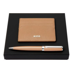 Parure publicitaire HUGO BOSS (stylo bille & porte-cartes) 1