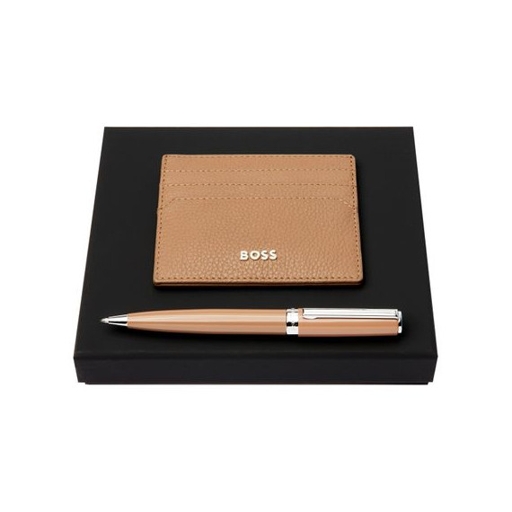 Parure publicitaire HUGO BOSS (stylo bille & porte-cartes) 1