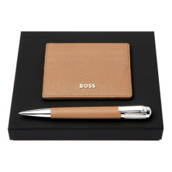 Parure publicitaire HUGO BOSS (stylo bille & porte-cartes) 4