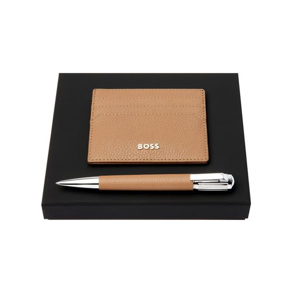 Parure publicitaire HUGO BOSS (stylo bille & porte-cartes) 4