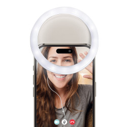 Ring publicitaire light pour téléphone avec miroir