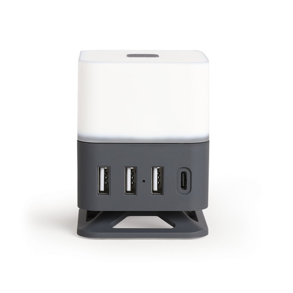 Station publicitaire de charge USB