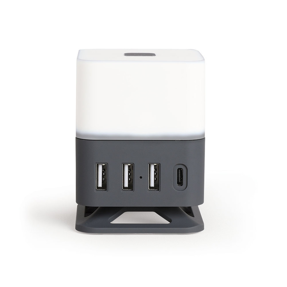 Station publicitaire de charge USB