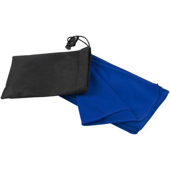 Serviette publicitaire de sport Lucas en rPET 30 x 80 cm 140 g/m2