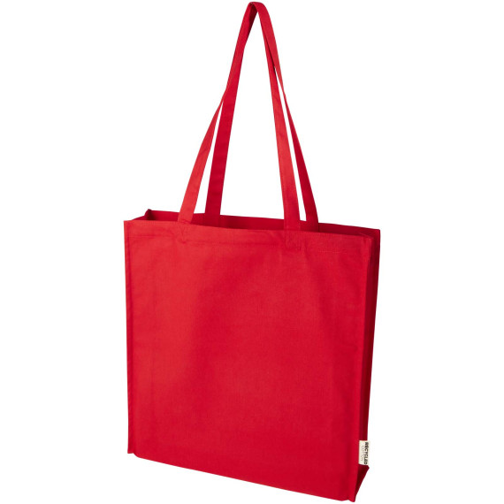 Sac publicitaire shopping à soufflets Florida certifié GRS 270 g/m² 14L