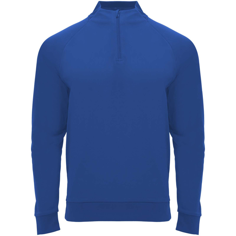 Sweatshirt publicitaire Epiro à manches longues unisexe avec fermeture demi-zip Roly 200 g/m2