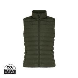 Bodywarmer publicitaire femme en polyester recyclé Iqoniq Meru 70 g/m2