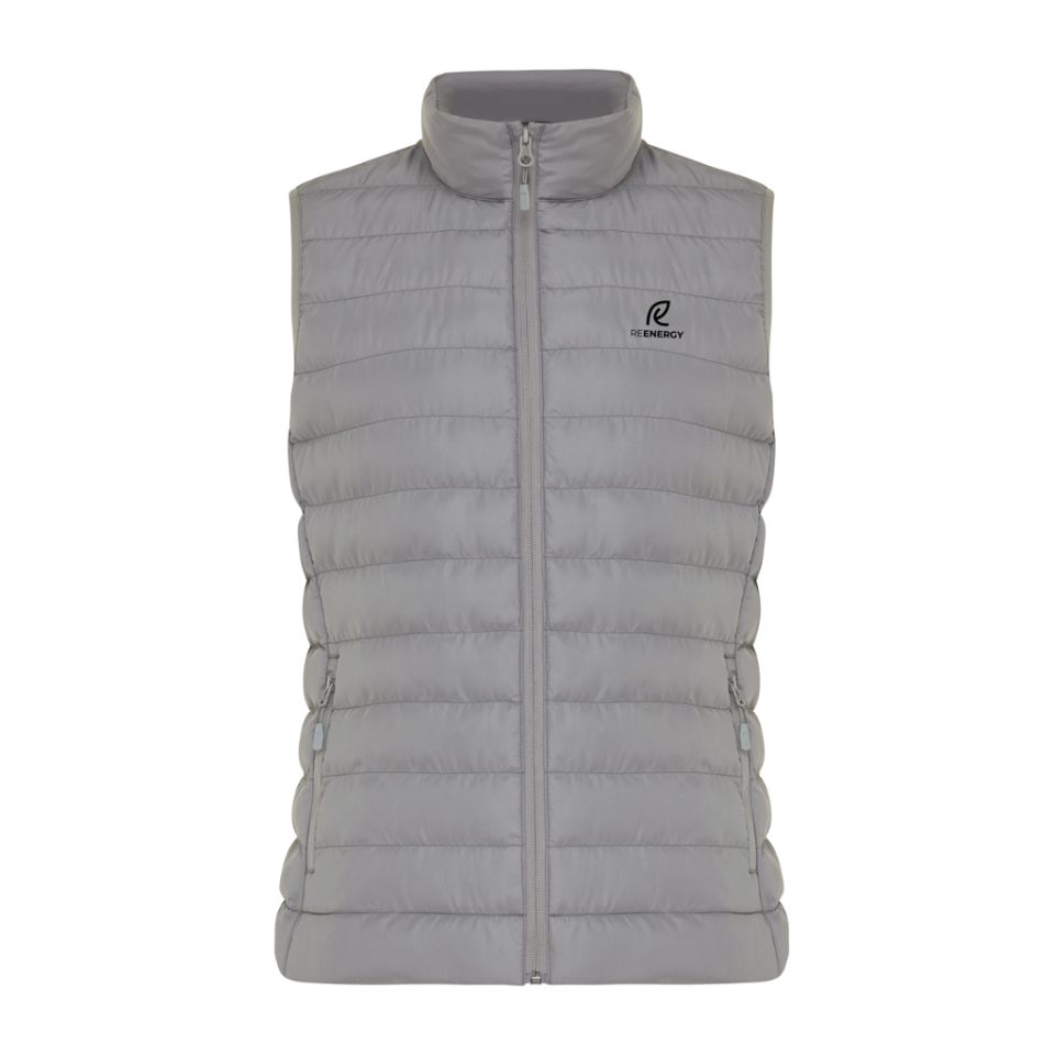 Bodywarmer publicitaire femme en polyester recyclé Iqoniq Meru 70 g/m2